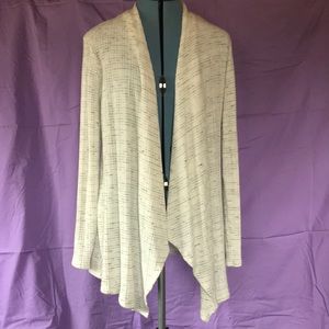 Hi-low cardigan